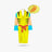 Marvel Wolverine Fleece Bathrobe