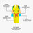 Marvel Wolverine Fleece Bathrobe