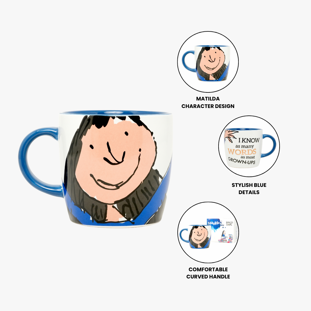 Matilda Blue Ceramic Coffee Mug