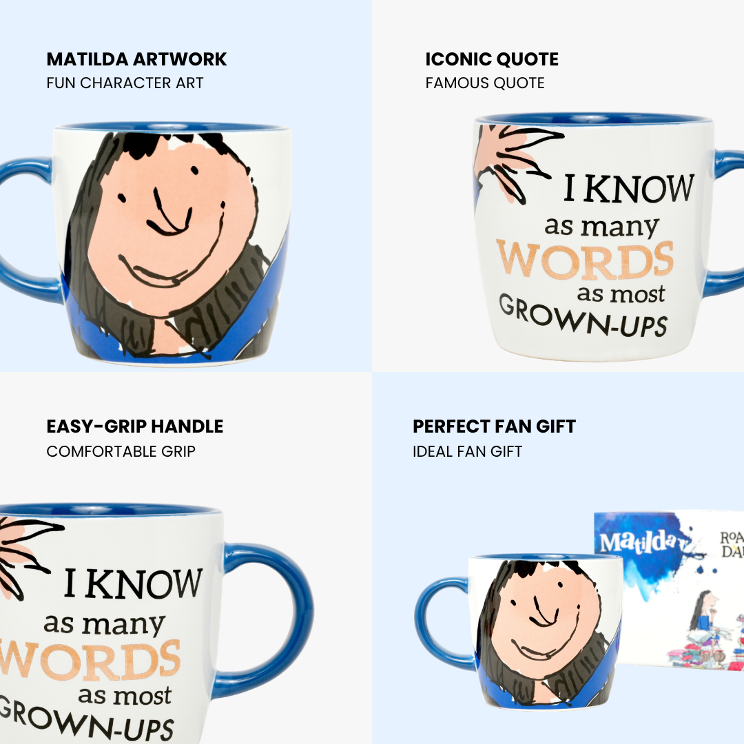 Matilda Blue Ceramic Coffee Mug