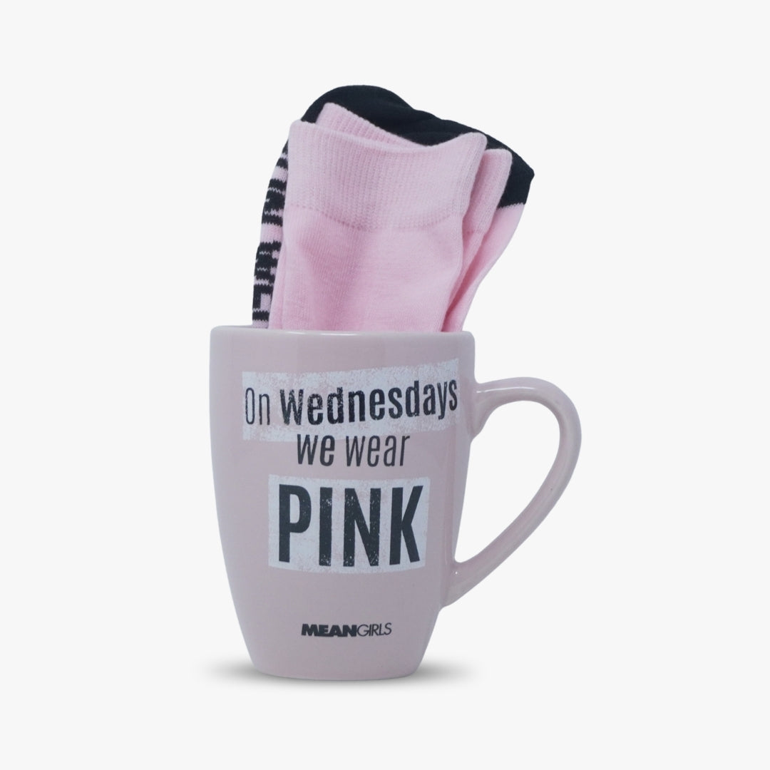 Mean Girls Mug & Socks Gift Set Pink