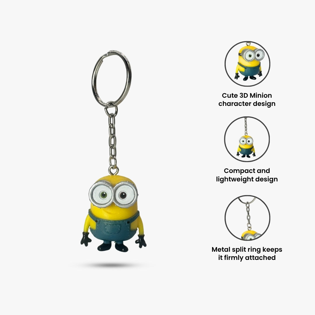 Minions 3D Character Keyring 4