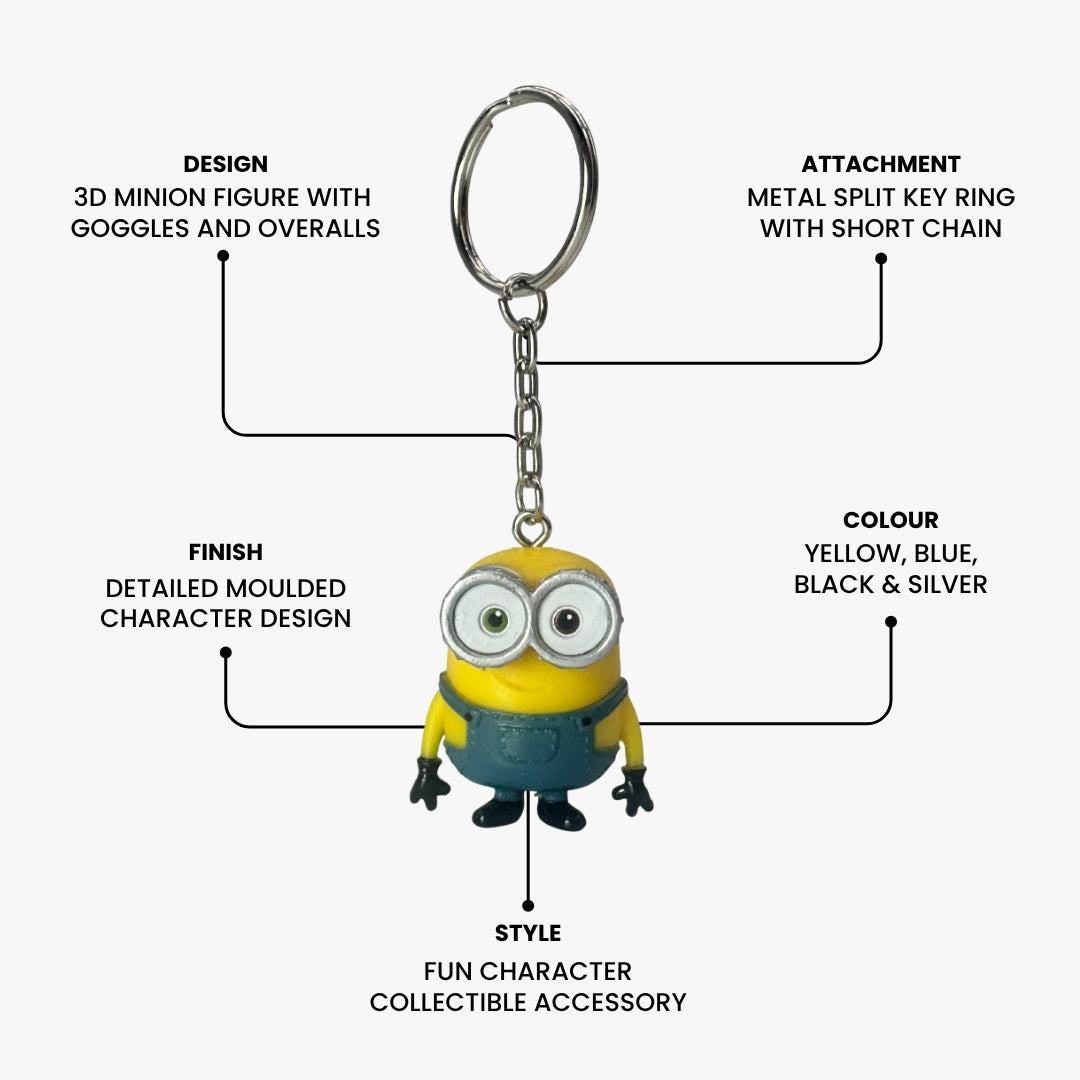 Minions 3D Character Keyring 5