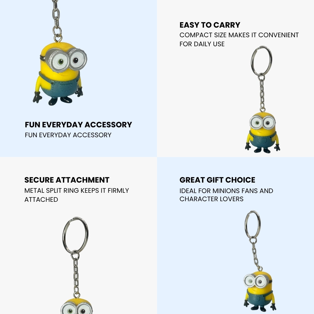 Minions 3D Character Keyring 6