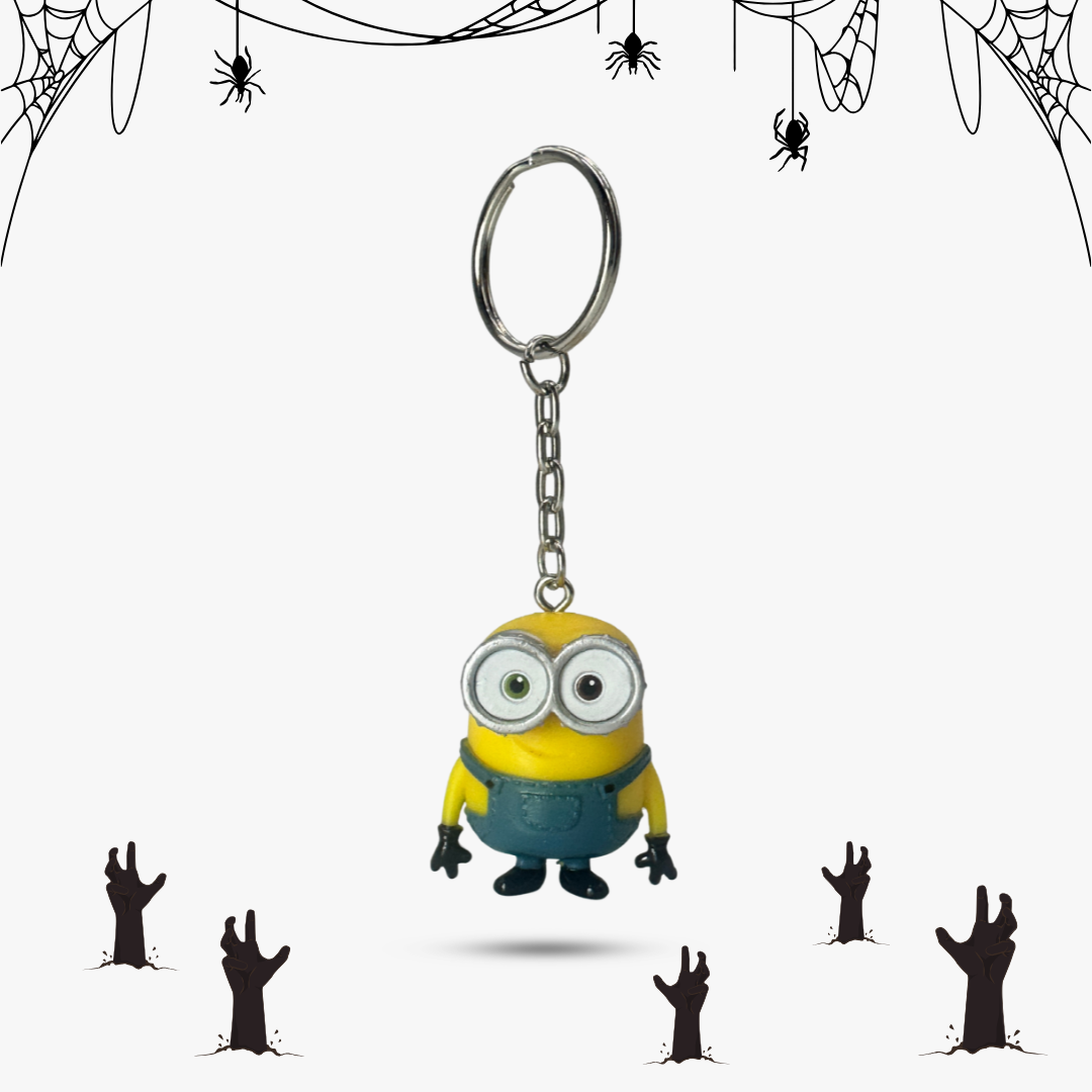 Minions 3D Character Keyring