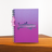 Pink GRADUATED Gradient A5 Notebook with Rubber Charm – Spiral Journal