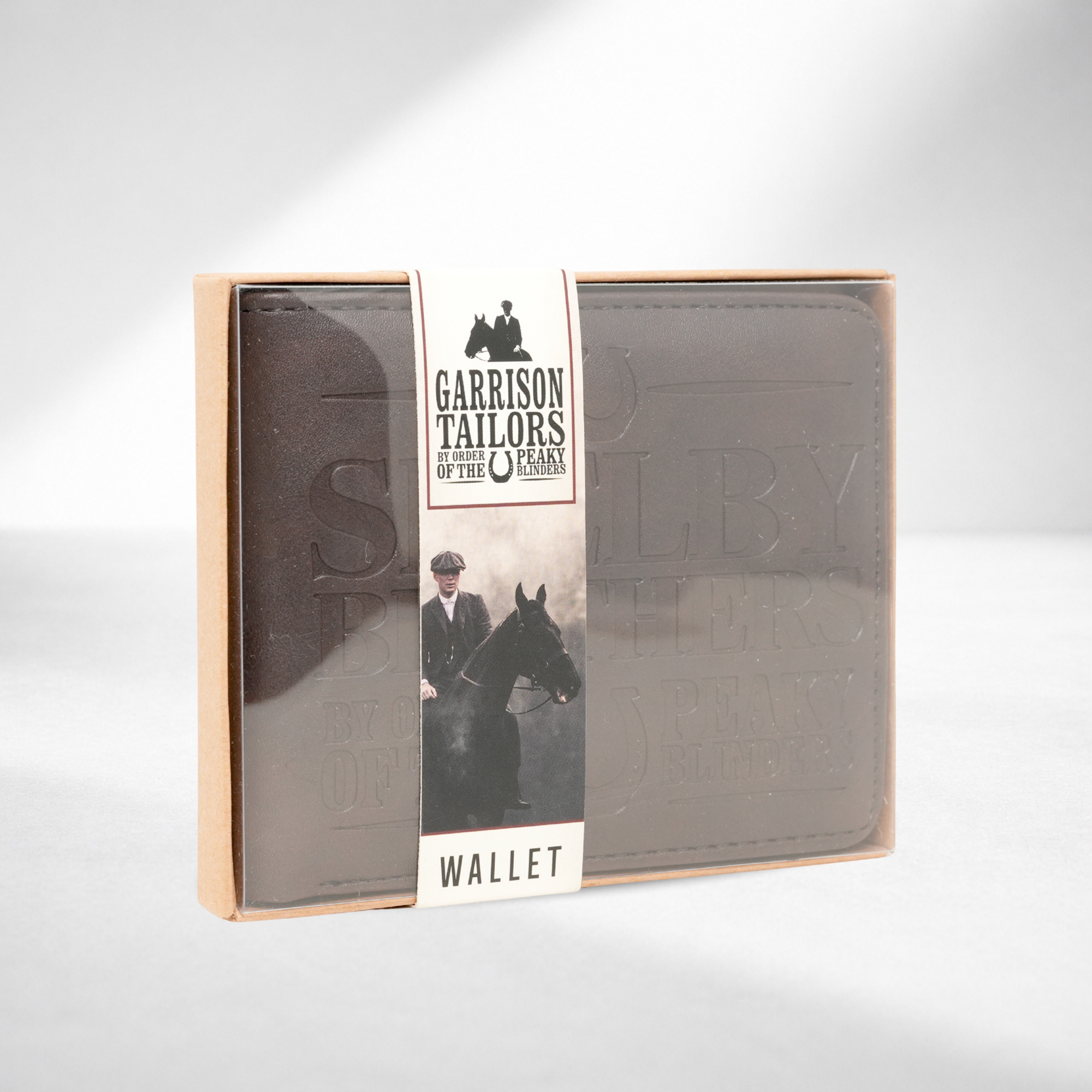 Peaky Blinders Official Licensed Men's Wallet Shelby Brothers Brown Bifold Wallet