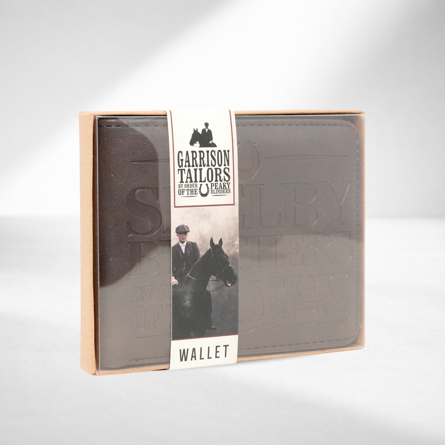 Peaky Blinders Official Licensed Men's Wallet Shelby Brothers Brown Bifold Wallet