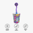 Shopkins Kids Toothbrush & Rinsing Cup Set