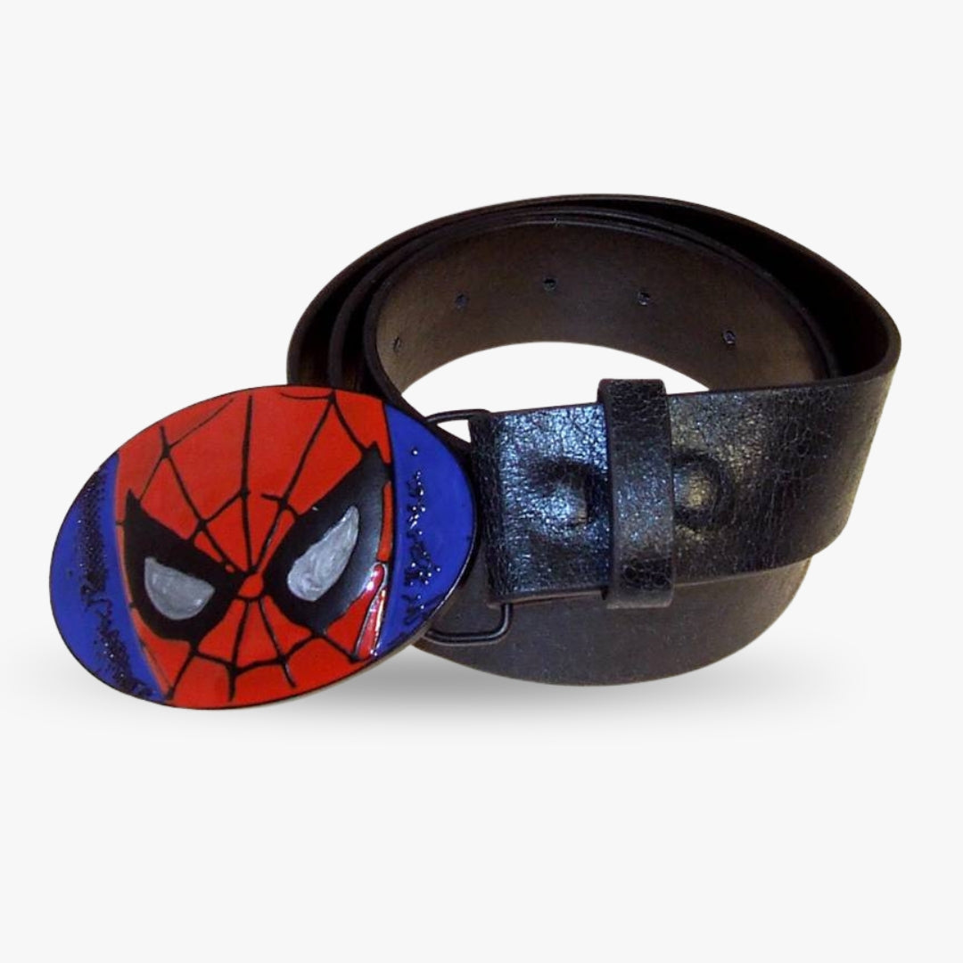 Spiderman Face Metal Buckle Belt 1