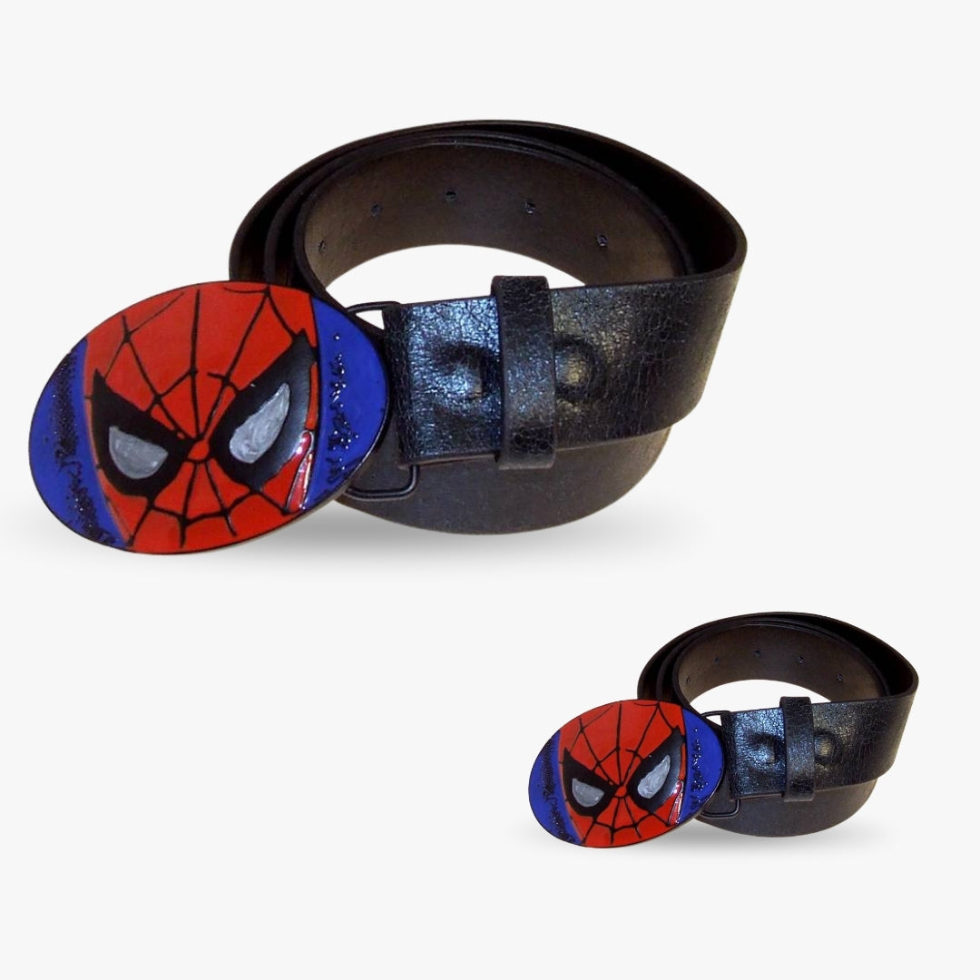 Spiderman Face Metal Buckle Belt 8
