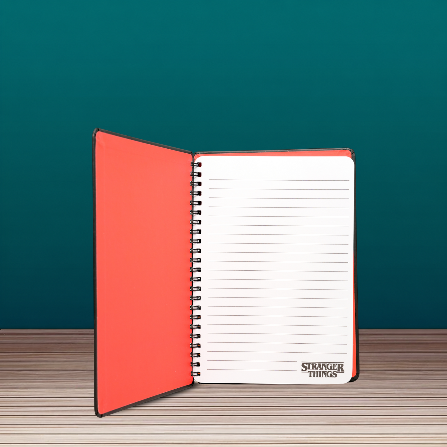 Stranger Things A5 Spiral Notebook Retro Alphabet Lights Journal