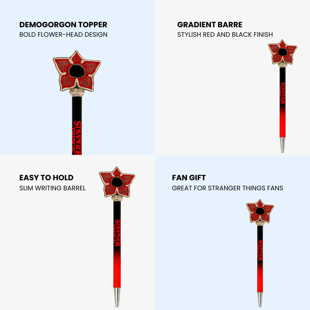 Stranger Things Demogorgon Topper Pen