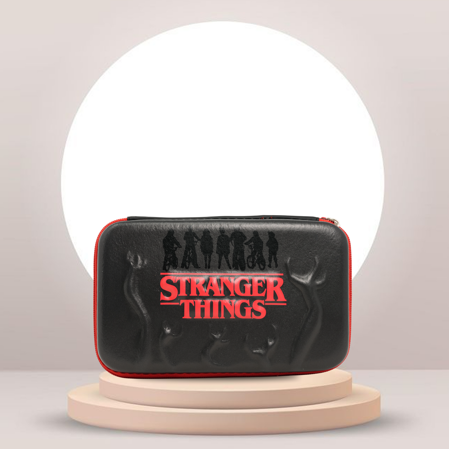 Stranger Things Hard Shell Pencil Case School Stationery Organizer Storage Case