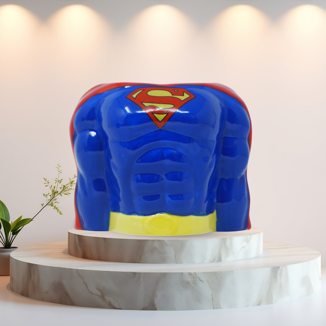 Superman 3D Ceramic Mug with Cape Design