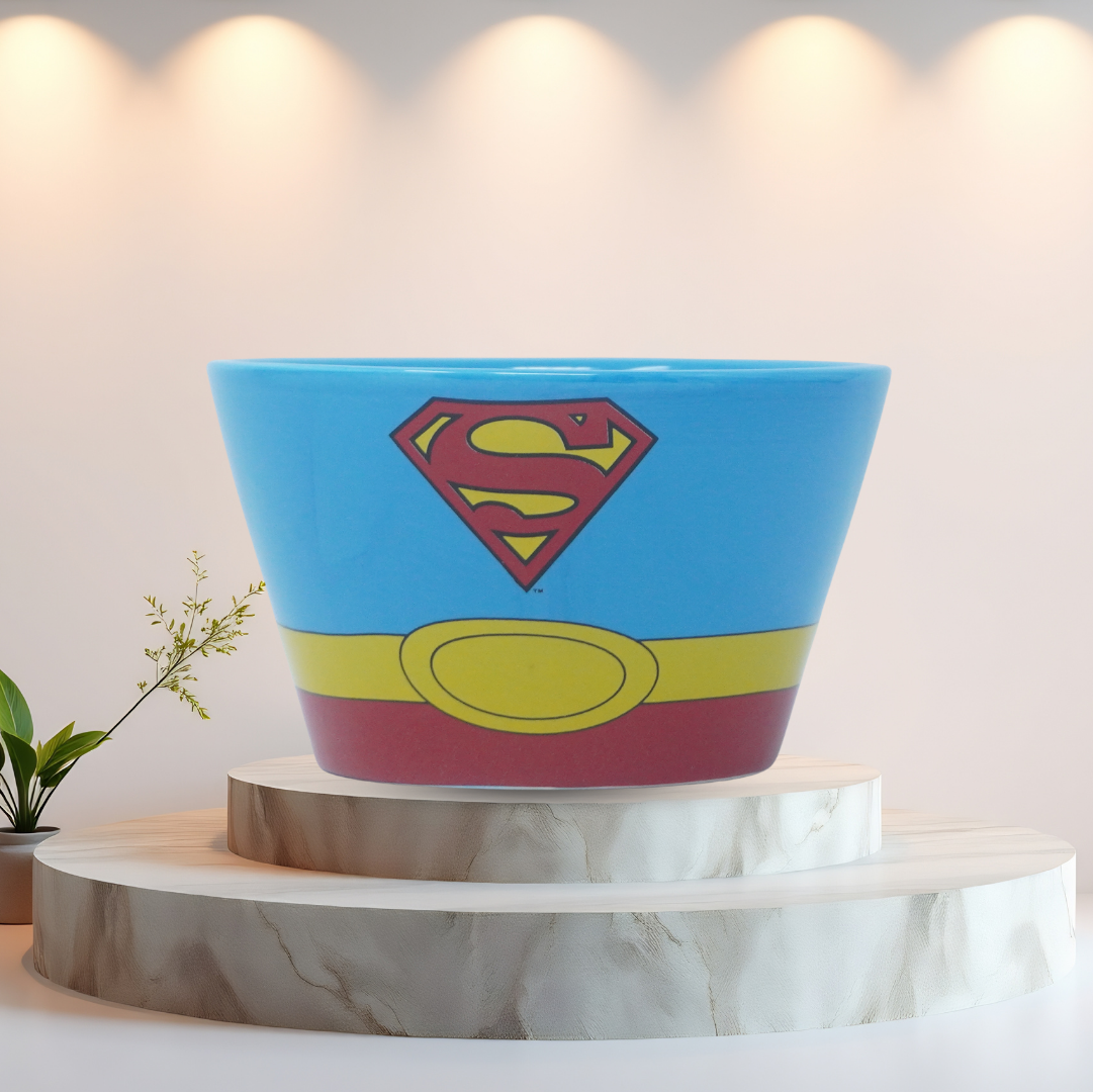 Superman Ceramic Bowl for Everyday Use