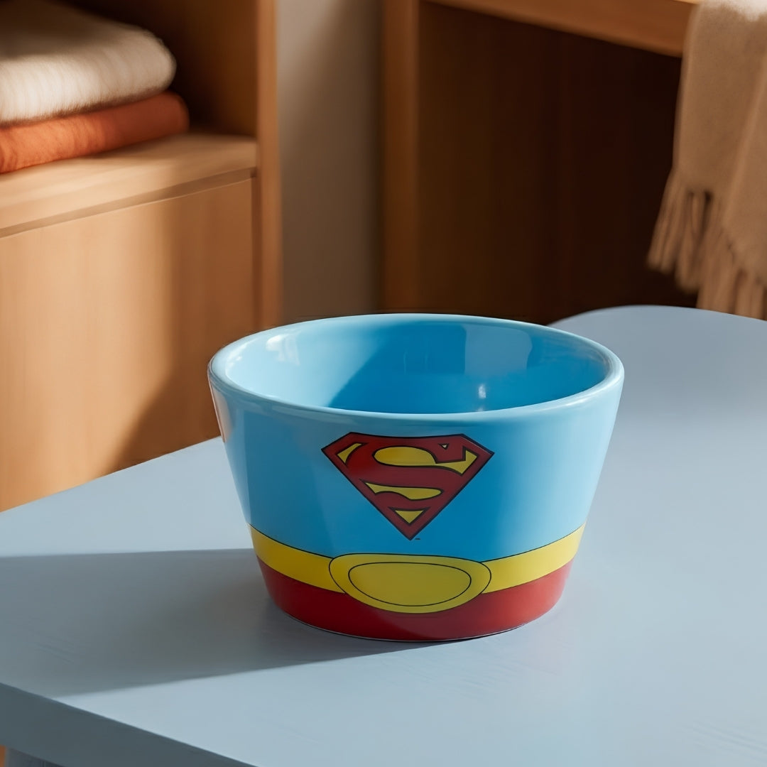 Superman Ceramic Bowl for Everyday Use
