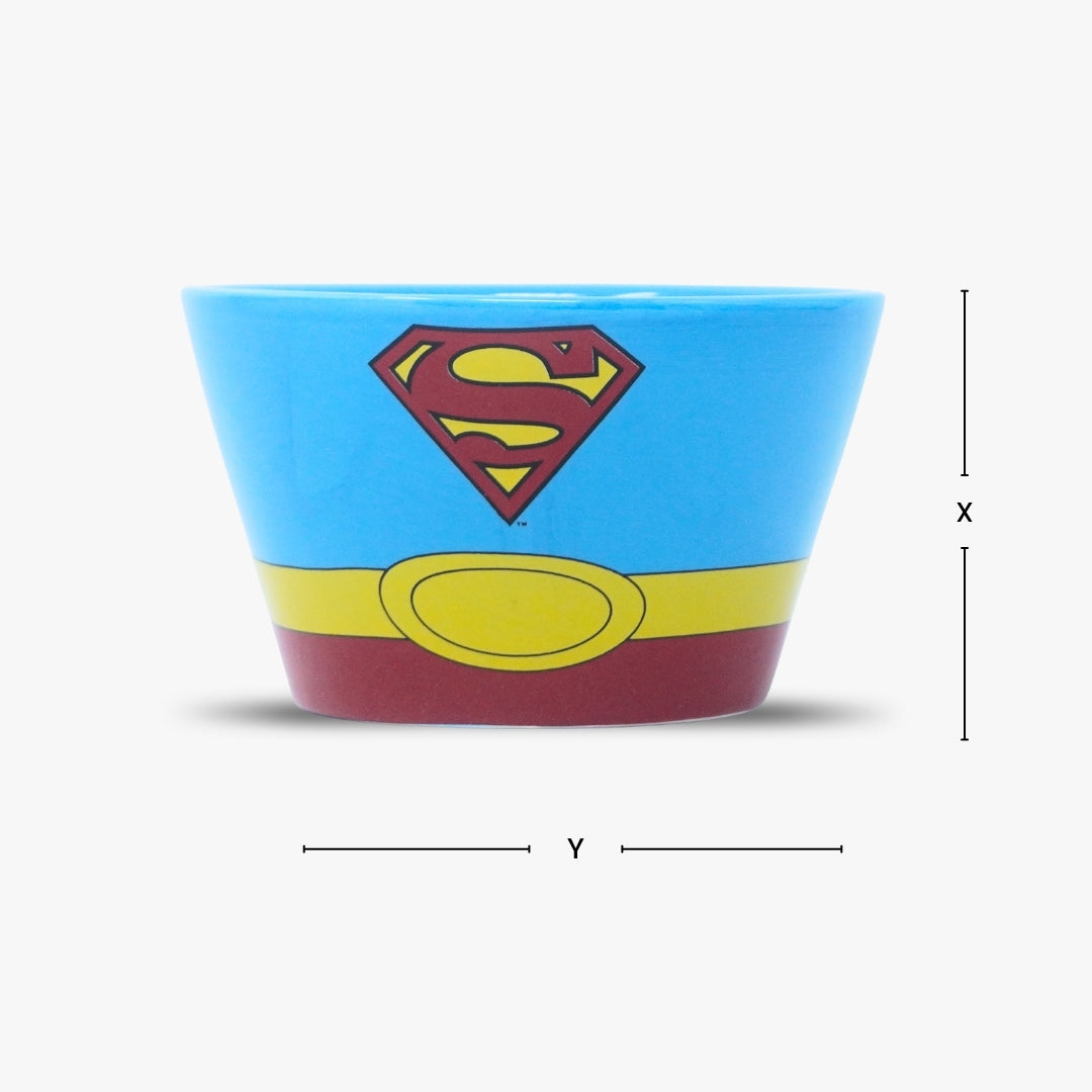 Superman Ceramic Bowl for Everyday Use