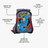 Superman Comic Print Backpack for School