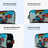 Superman Comic Print Wash Bag Blue
