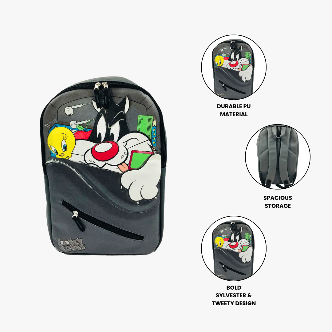 Sylvester & Tweety Adult PU Printed Backpack