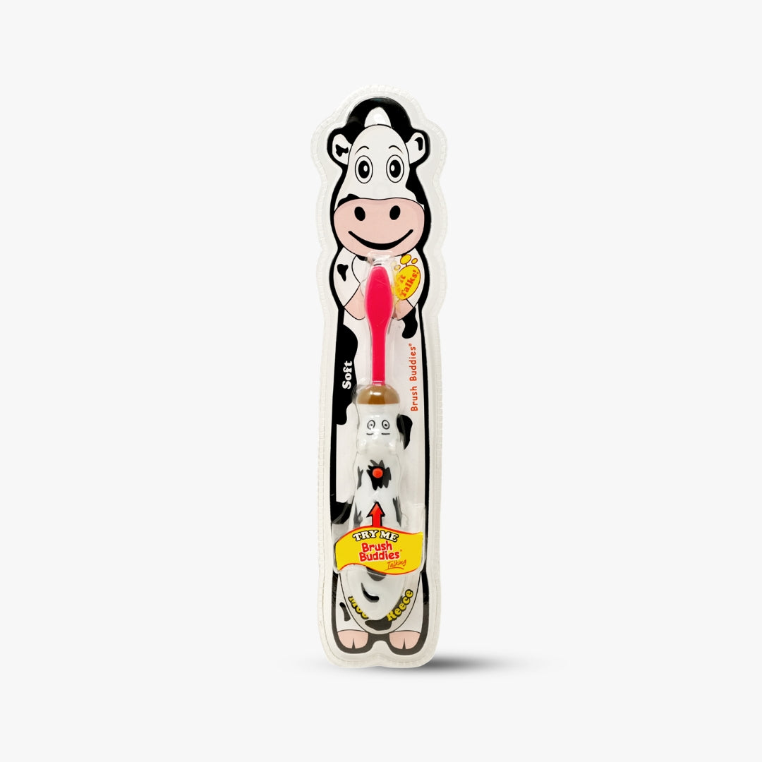 Talking Cow Kids Toothbrush Brush Buddies 1