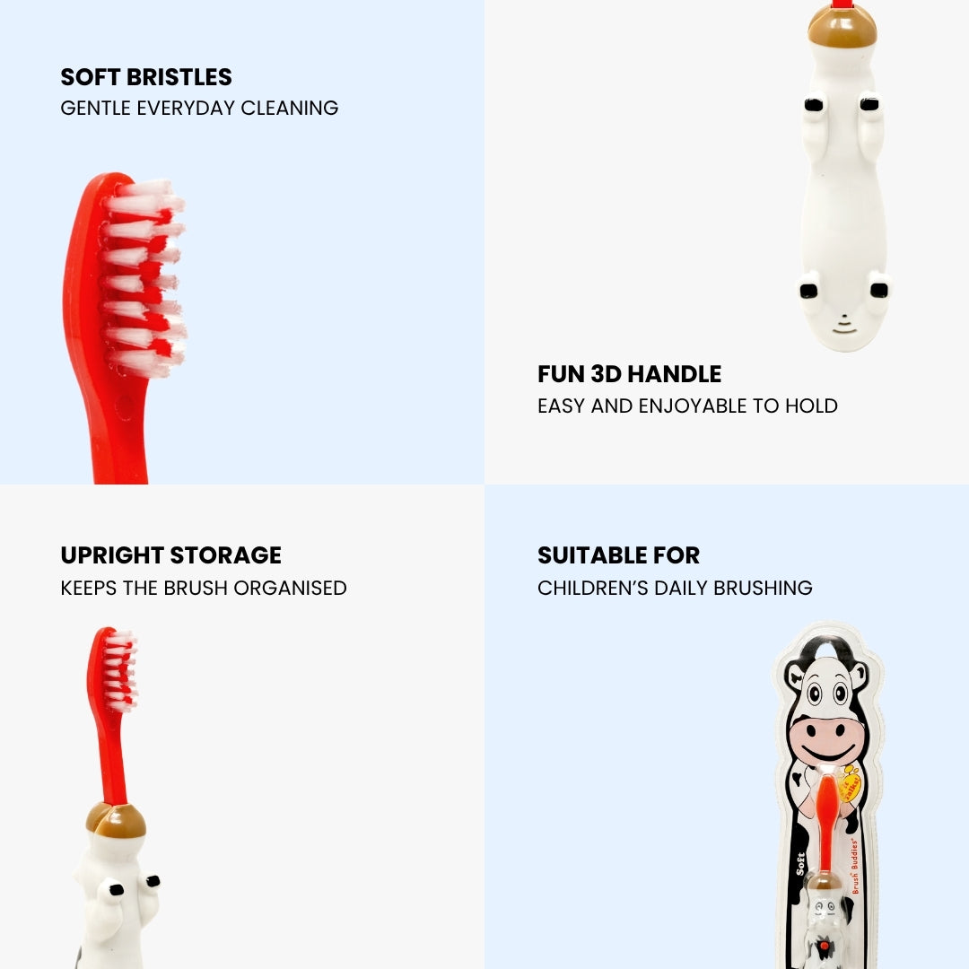 Talking Cow Kids Toothbrush Brush Buddies 11