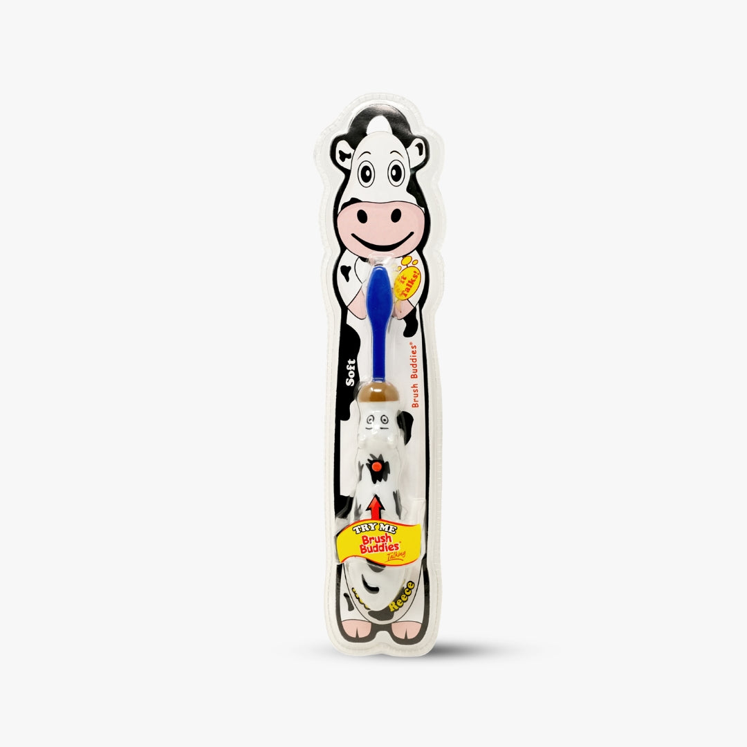 Talking Cow Kids Toothbrush Brush Buddies 2