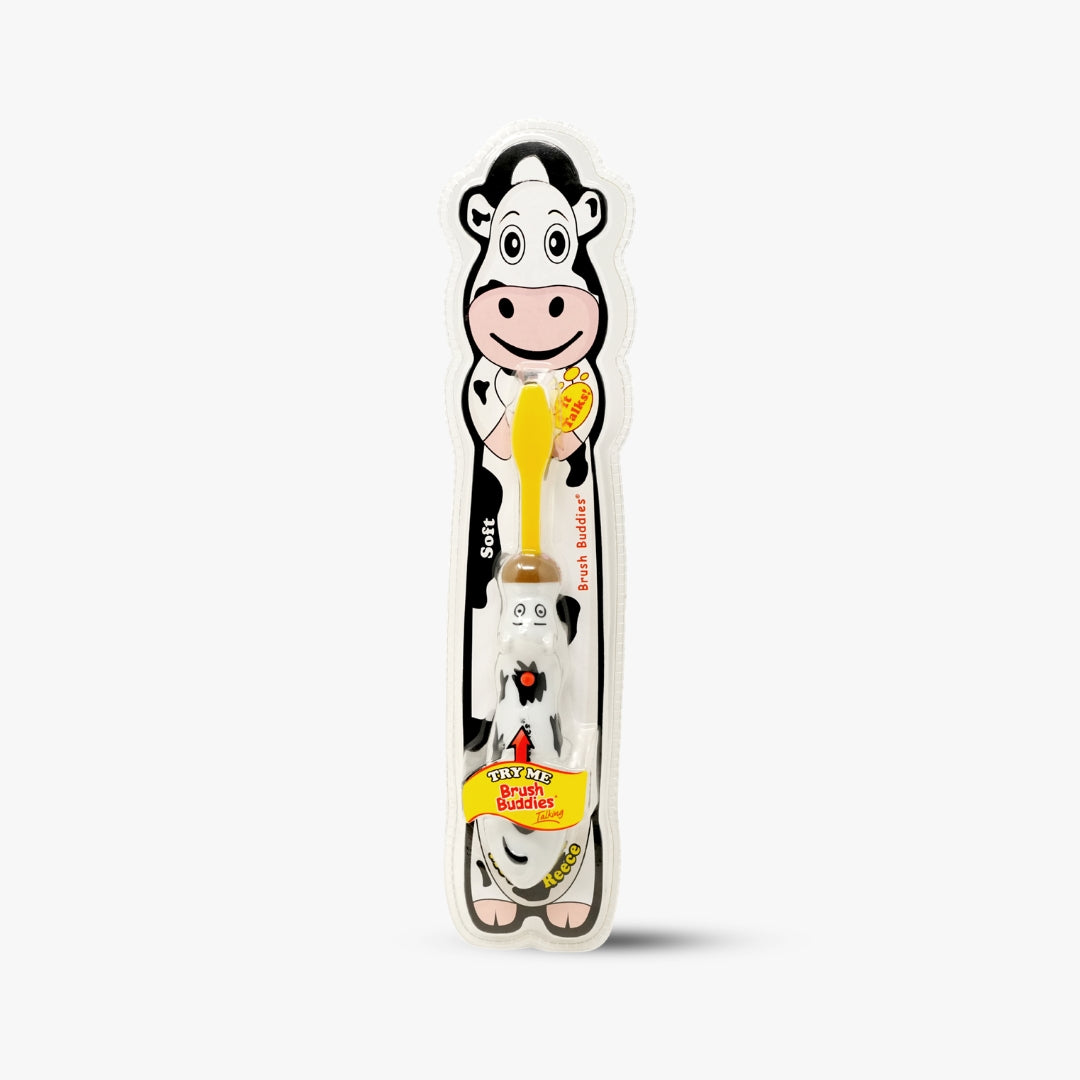 Talking Cow Kids Toothbrush Brush Buddies 3