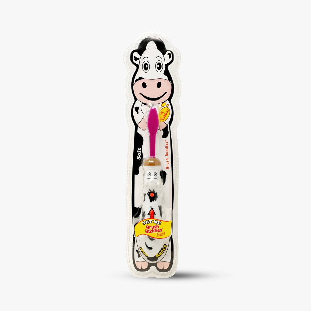 Talking Cow Kids Toothbrush Brush Buddies 5