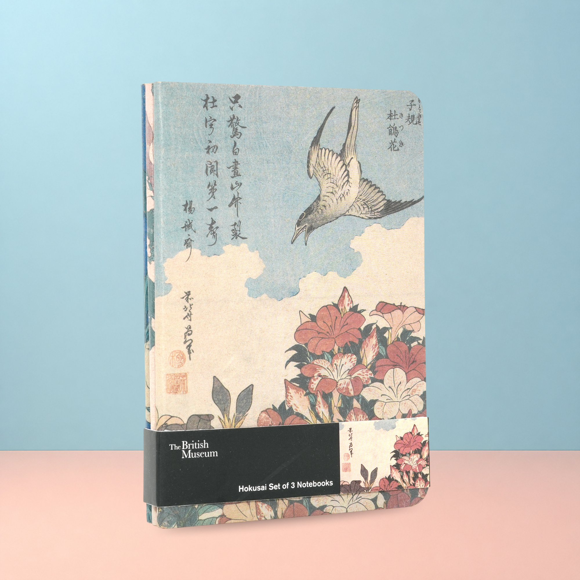 The British Museum Hokusai A6 Notebook Set Pack of 3 Official Art Collection Journals