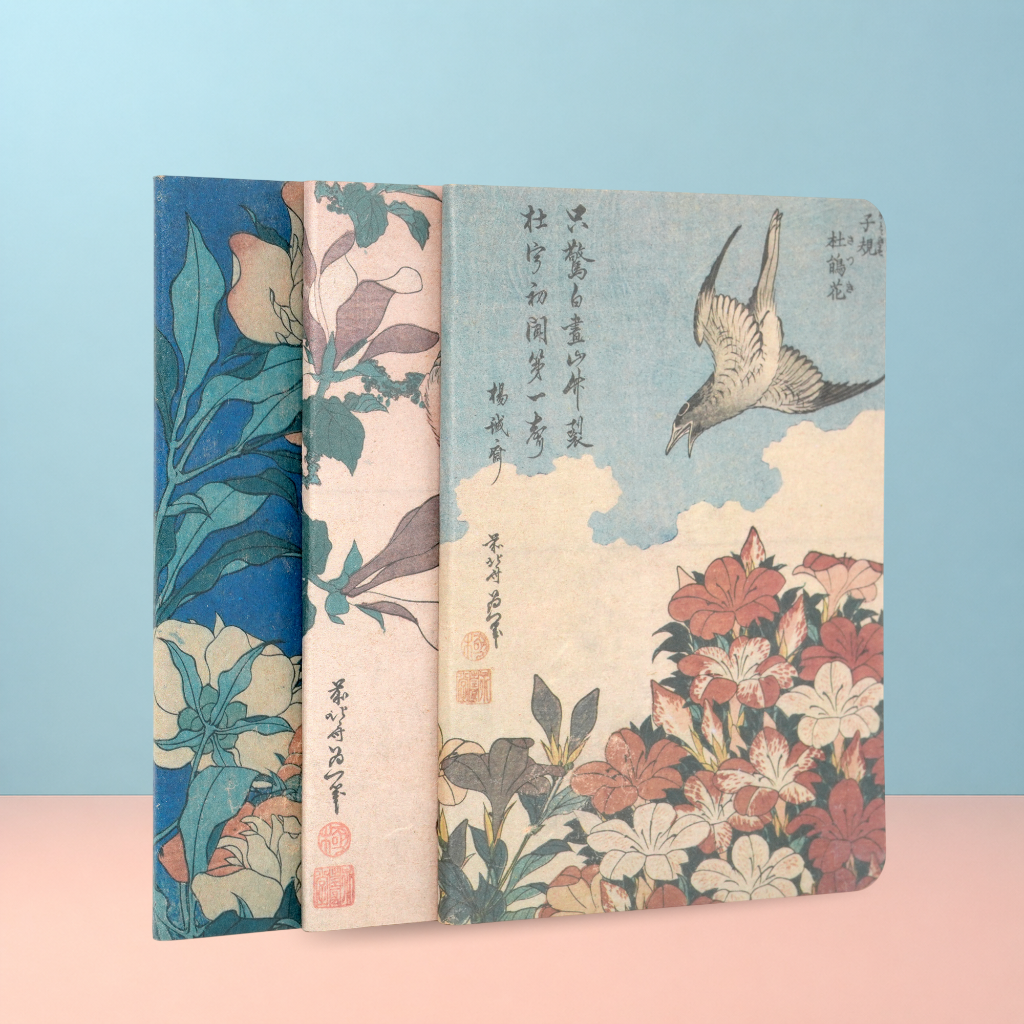 The British Museum Hokusai A6 Notebook Set Pack of 3 Official Art Collection Journals
