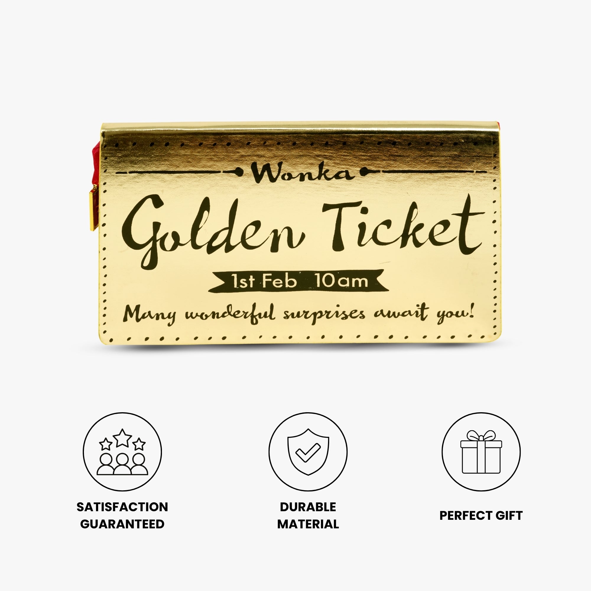 Wonka Golden Ticket A5 Notebook Journal