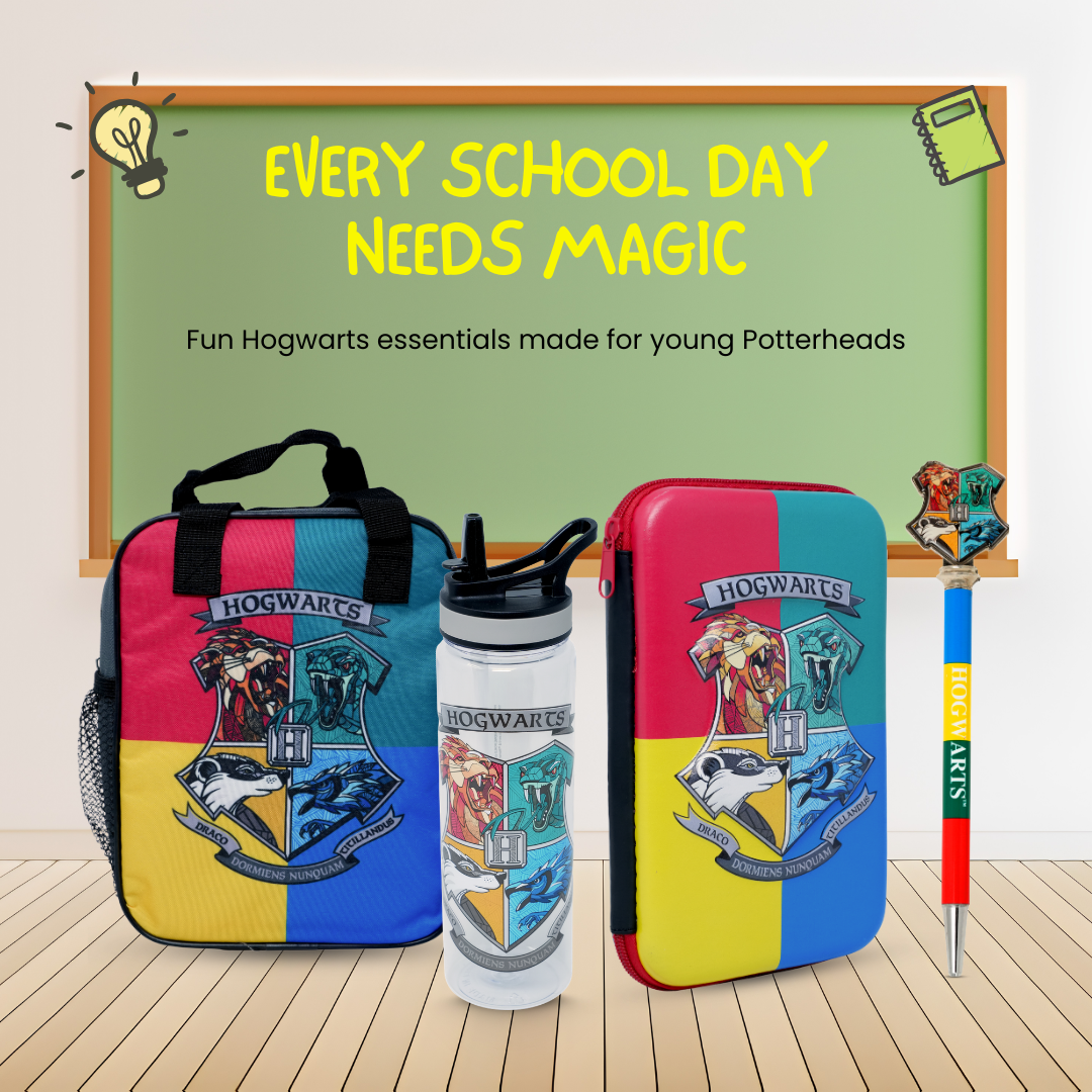 Harry Potter Hogwarts School Essentials Combo – 4 Piece Set